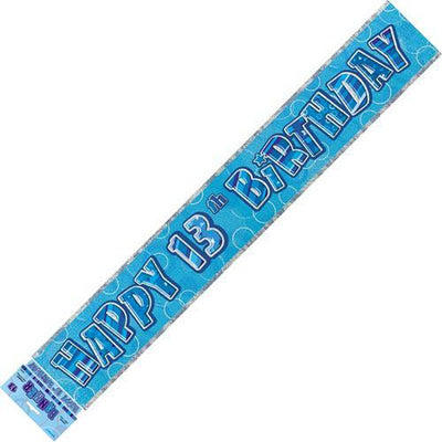 BANNER - 13TH BIRTHDAY BLUE