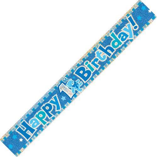 BANNER - 1ST BIRTHDAY BLUE
