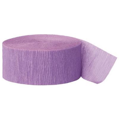 CREPE STREAMERS 30M LILAC