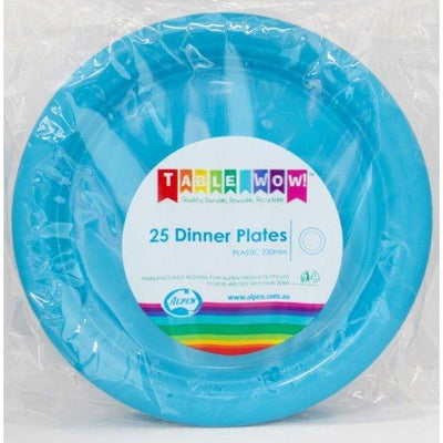 DINNER PLATES - AZURE BLUE PK25