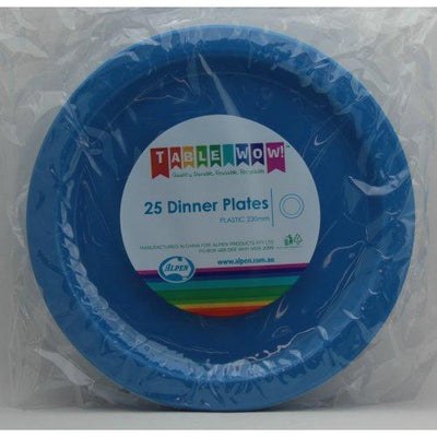DINNER PLATES - DARK BLUE PK25