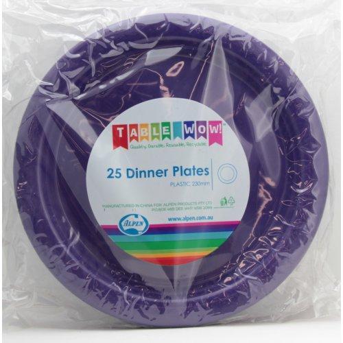 DINNER PLATES - PURPLE PK25