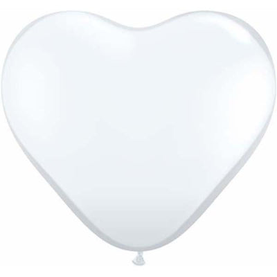 HEART LATEX BALLOON 15CM - JEWEL DIAMOND CLEAR