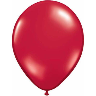 LATEX BALLOON 12CM - JEWWL RUBY RED