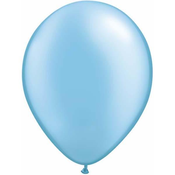 LATEX BALLOON 28CM - PEARL AZURE BLUE PK 100