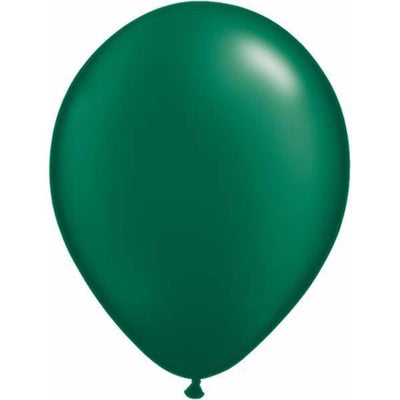 LATEX BALLOON 28CM - PEARL FOREST GREEN
