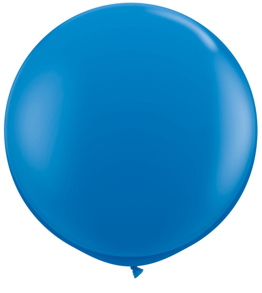 LATEX JUMBO BALLOON 90CM - FASHION DARK BLUE PK 2