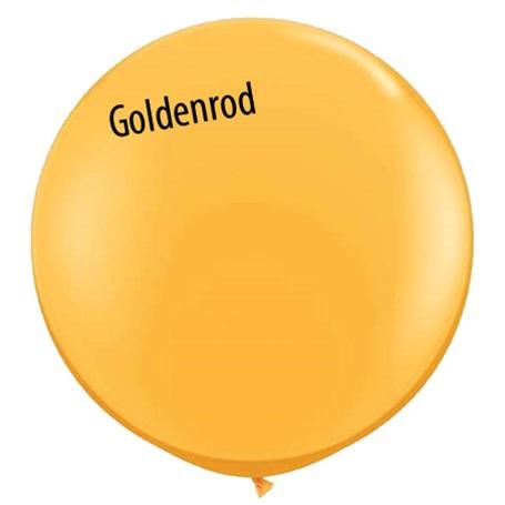 LATEX JUMBO BALLOON 90CM - FASHION GOLDENROD