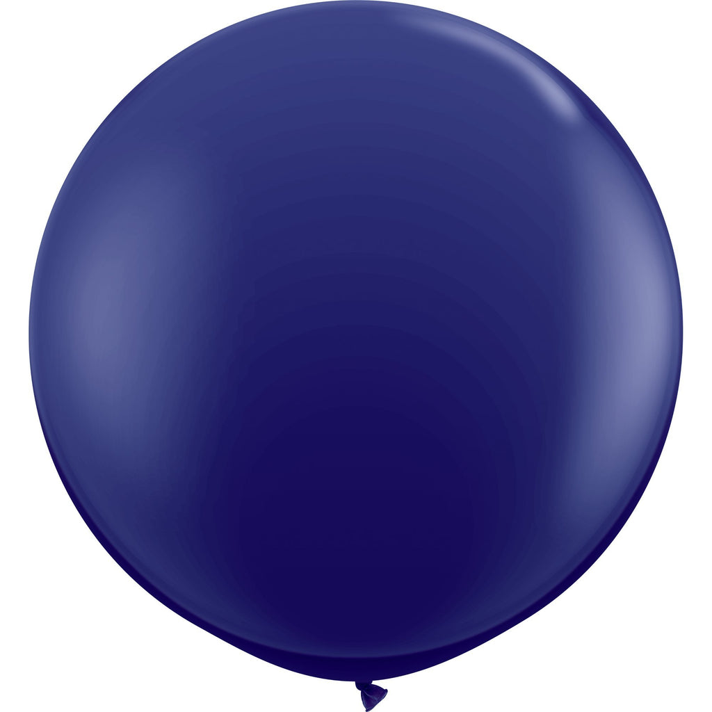 LATEX JUMBO BALLOON 90CM - FASHION NAVY BLUE