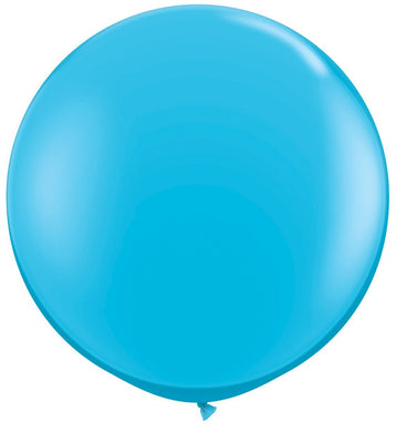 LATEX JUMBO BALLOON 90CM - FASHION ROBINS EGG BLUE