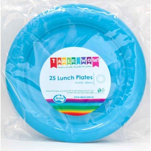 LUNCH PLATES - AZURE BLUE PK25