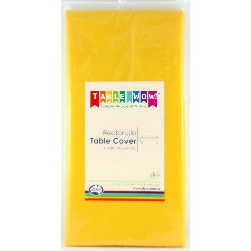 TABLE COVER - RECTANGLE YELLOW EACH