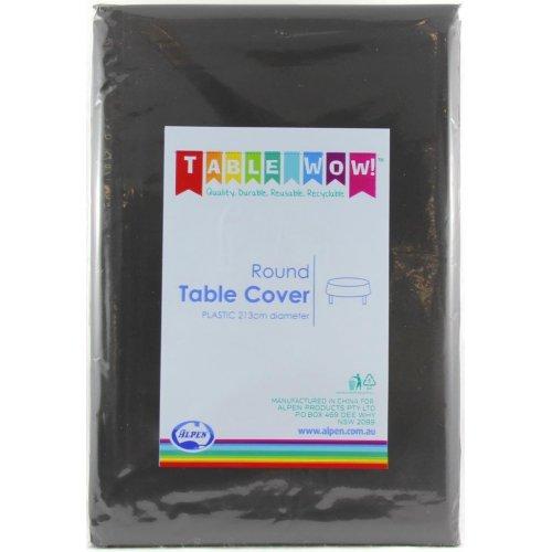 TABLE COVER - ROUND BLACK EACH