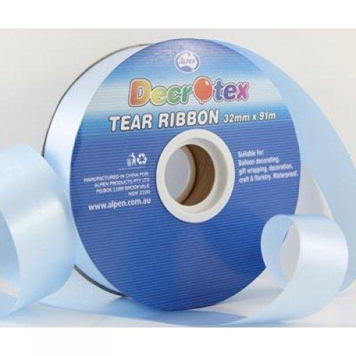 TEAR RIBBON 32MM X 91M - LIGHT BLUE