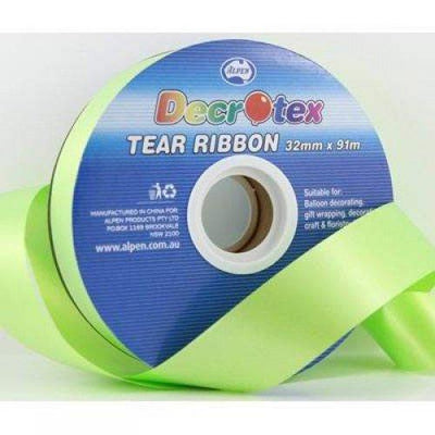 TEAR RIBBON 32MM X 91M - LIME