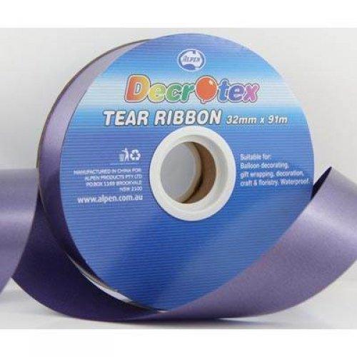 TEAR RIBBON 32MM X 91M - NAVY BLUE