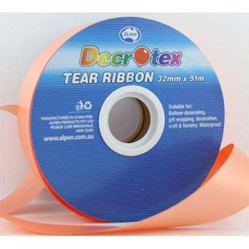 TEAR RIBBON 32MM X 91M - ORANGE