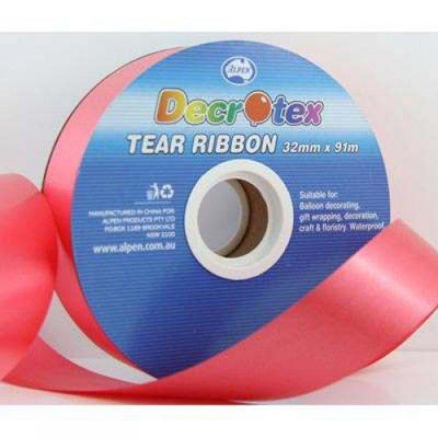 TEAR RIBBON 32MM X 91M - RED