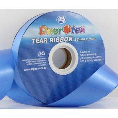TEAR RIBBON 32MM X 91M - ROYAL BLUE