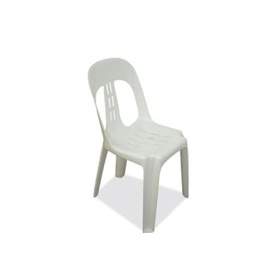 White Stackable Garden Chair Hire